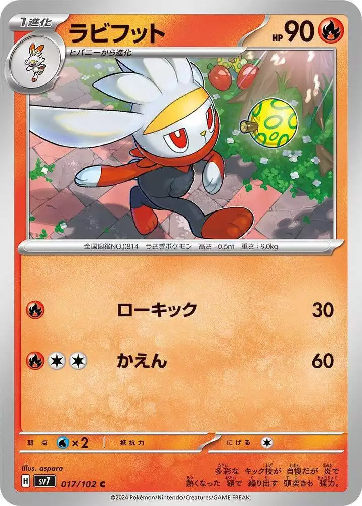 Pokémon TCG Card Raboot