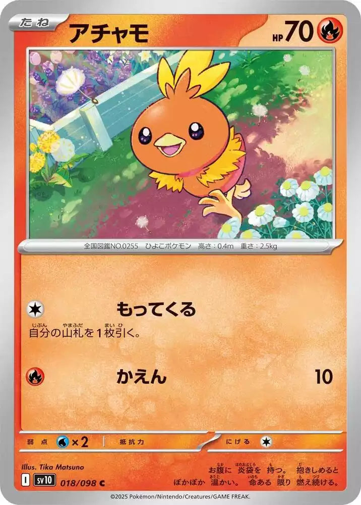 Pokémon TCG Card Torchic